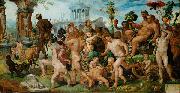 Maarten van Heemskerck Triumphzug des Bacchus painting